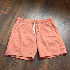 Todd Snyder X Champion Men’s Warm Up Shorts Dusty Salmon Size Medium